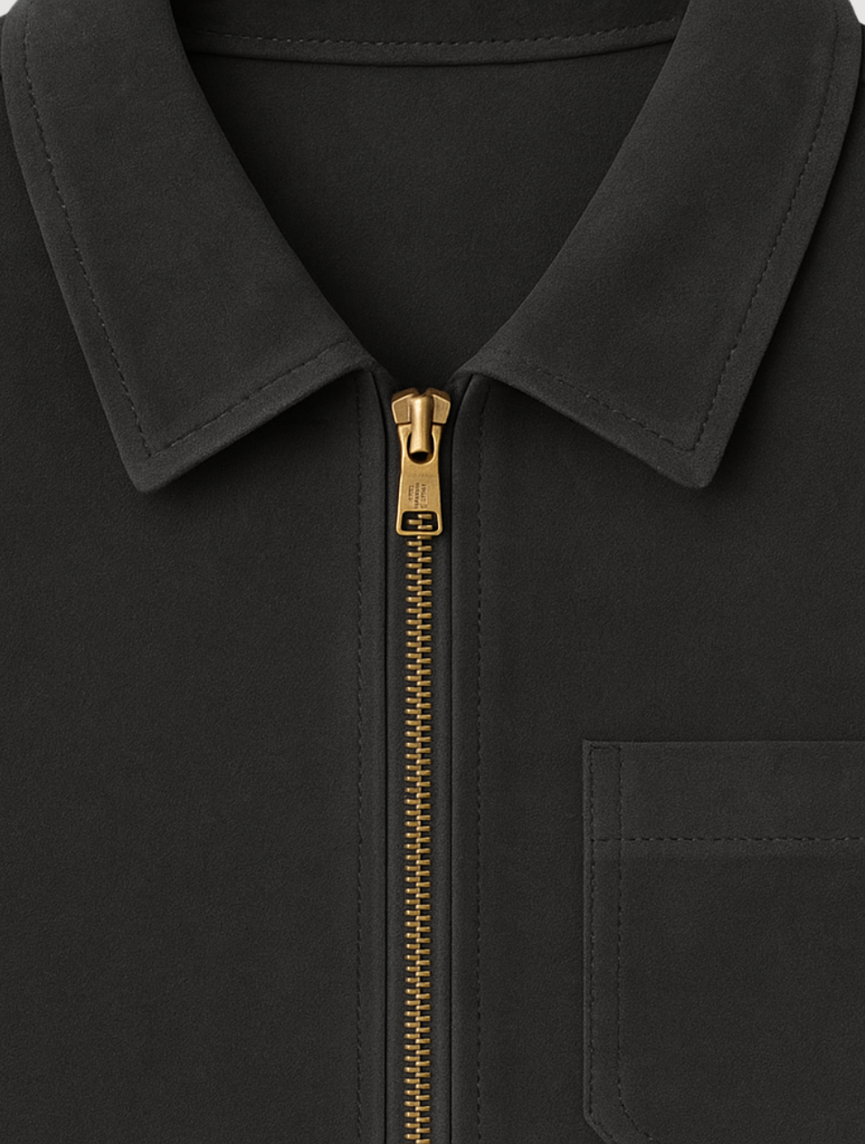 Suede Jacket Grey for Men – Timeless Old Money Outerwear
